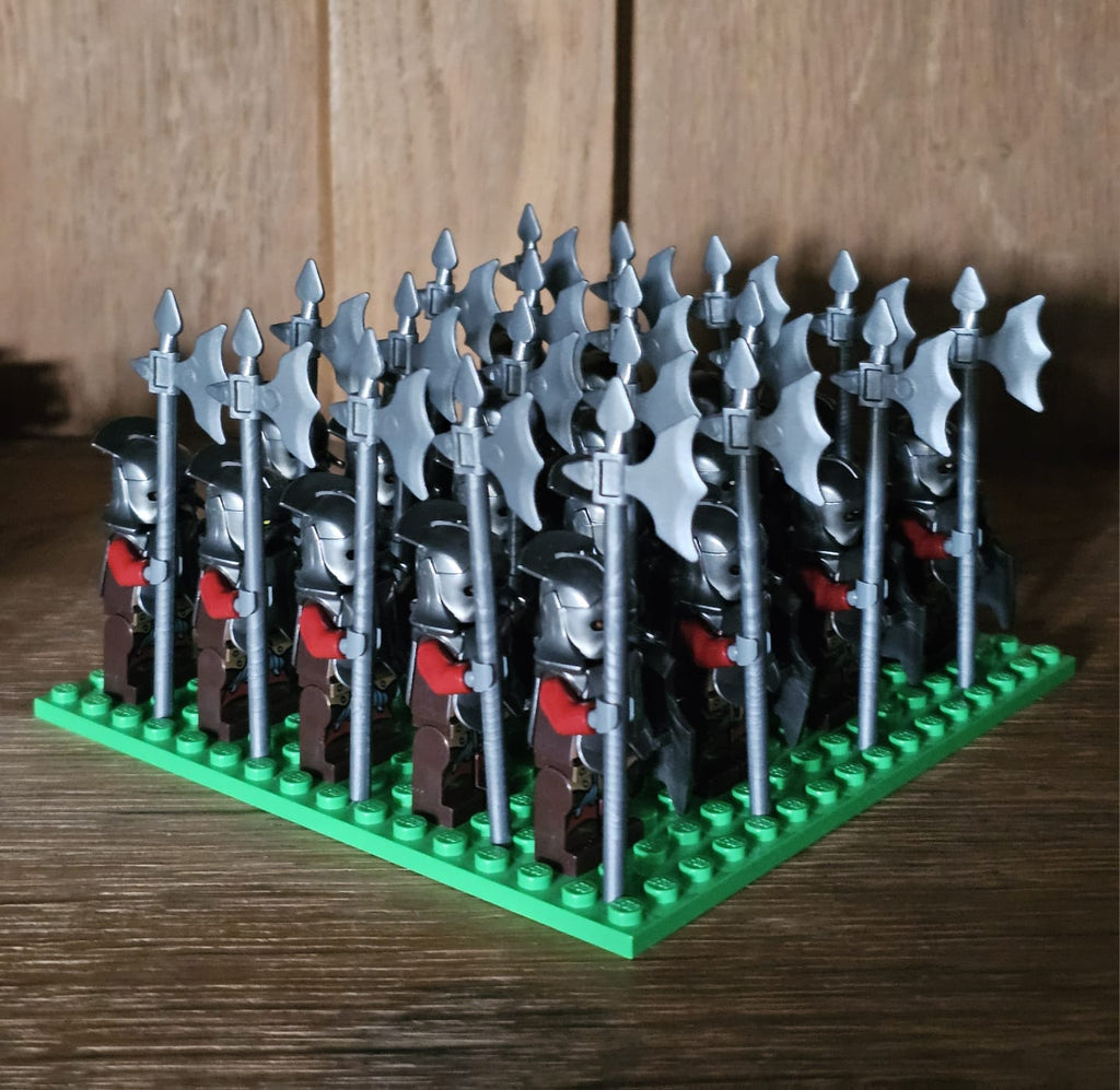 Uruk-hai Minifigure – Compatible Bricklink LOR022 – Ultra High Quality Army Building