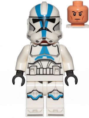 Clone Trooper 501st Legion Phase 2 – SW1094 Compatible – Star Wars Minifigure Accessory – Army Builder Quality